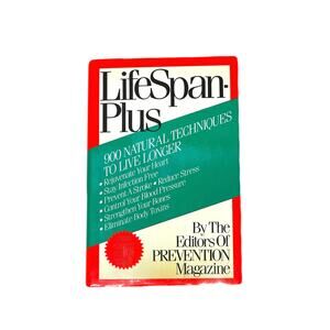 LifeSpan-Plus: 900 Techniques To Live Longer 1993,Hardcover book